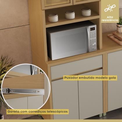 Imagem de Paneleiro 4 Portas 1 Gaveta Condessa 100% Mdf