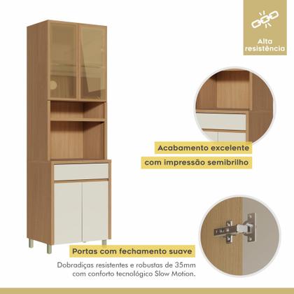 Imagem de Paneleiro 4 Portas 1 Gaveta Condessa 100% Mdf