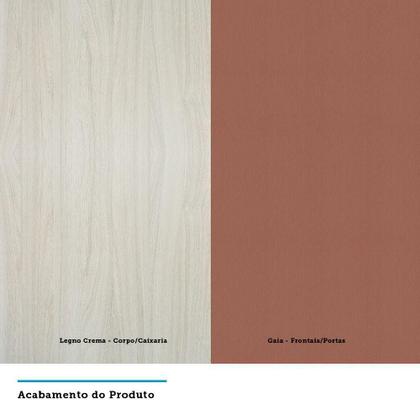 Imagem de Paneleiro 70 Cm Duplo Nicho Luci Legno Crema Com Gaia