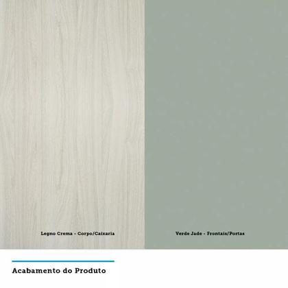 Imagem de Paneleiro 70cm 2 Portas Vidro Reflecta Bronze 2 Gavetas 1 Gavetão Lis Luciane Móveis