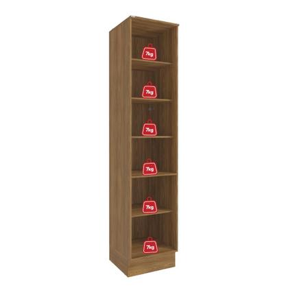 Imagem de Paneleiro Celeste Kappesberg 100% MDF 1 Porta Nogueira 50cm