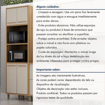 Imagem de Paneleiro com 2 Nichos 4 Portas 73cm Torino