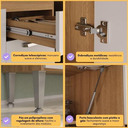 Imagem de Paneleiro com 4 Portas Paris Multimóveis MP2185