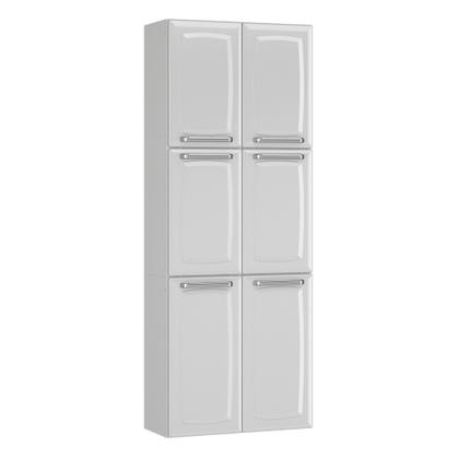 Imagem de Paneleiro de Aço 6 Portas 179 x 70cm Luce Itatiaia Branco