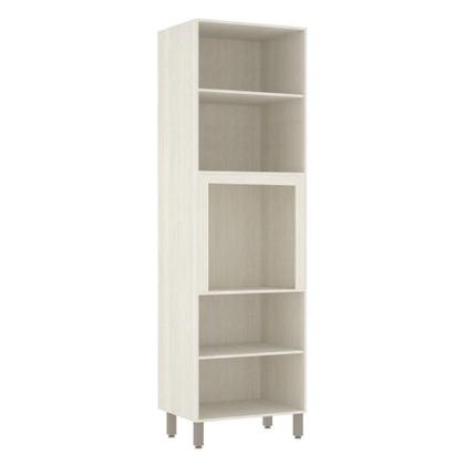 Imagem de Paneleiro de Cozinha 70 cm com Nicho Microondas 4 Portas 4 Prateleiras Linea Luciane Móveis