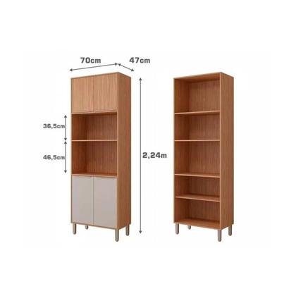 Imagem de Paneleiro de Cozinha Divina Torre Quente c/ 4 Portas 2 Fornos 70cm Freijo/Off White - MGM