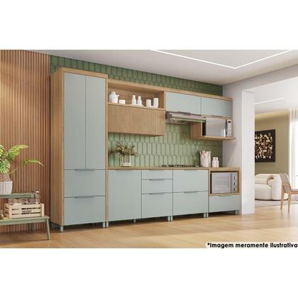 Imagem de Paneleiro de Cozinha Modulado Marquesa c/ 2 Portas e 2 Gavetas 70cm Branco - Nesher