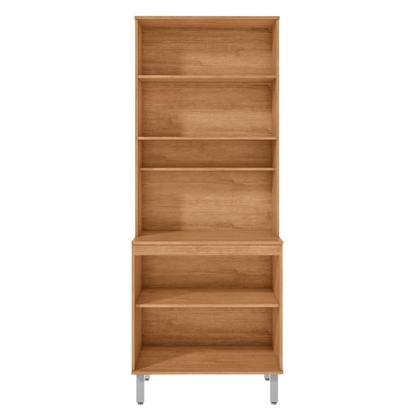Imagem de Paneleiro De Cozinha Nina 80cm 4 Portas Amêndoa E Branco