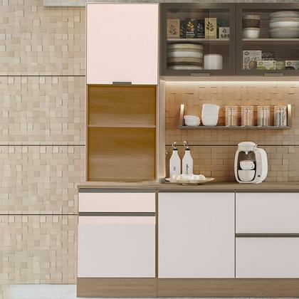 Imagem de Paneleiro Duplo 2P 1G 215x58 cm 12634 Etti Carvalho Oak Off White PLN