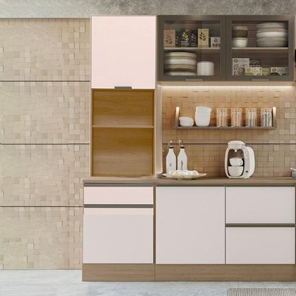 Imagem de Paneleiro Duplo 2P 1G 215x58 cm 12634 Etti Carvalho Oak Off White PLN