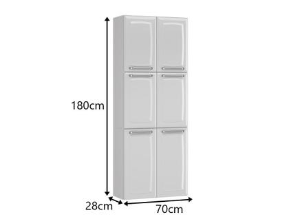 Imagem de Paneleiro Duplo 6 Portas 70cm Luce - Itatiaia