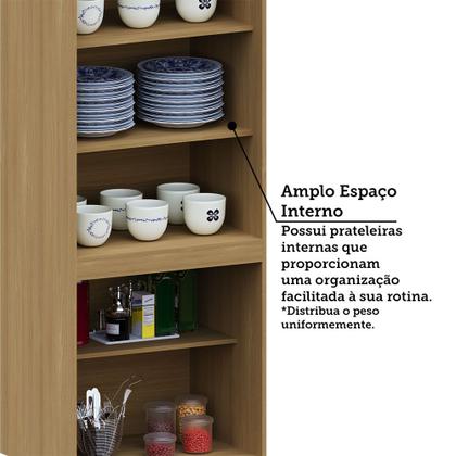 Imagem de Paneleiro Duplo 70cm 4 Portas Elegance Luciane Móveis