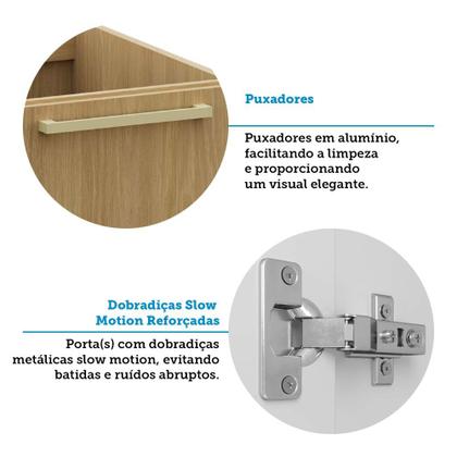 Imagem de Paneleiro Duplo 70cm 4 Portas Elegance Luciane Móveis