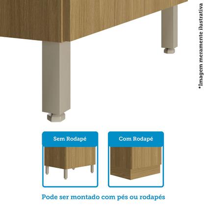 Imagem de Paneleiro Duplo 70cm 4 Portas Elegance Luciane Móveis