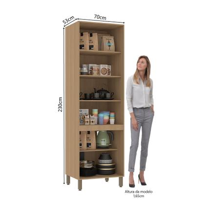 Imagem de Paneleiro Duplo 70cm 4 Portas Slim Luciane Móveis