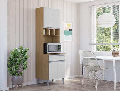 Imagem de Paneleiro Duplo Balcão Compacto Andreia - AM/BC - Ajl Móveis