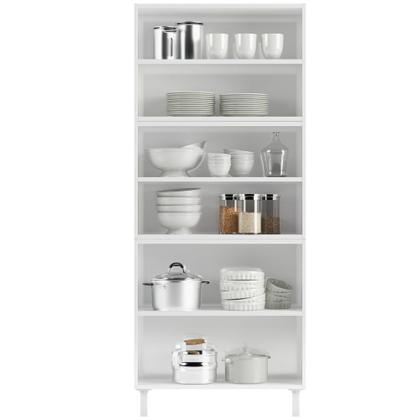 Imagem de Paneleiro Duplo de Aço Telasul Mirage New Branco C/ Vidro