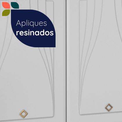 Imagem de Paneleiro Duplo de Aço Telasul Star C/ Vidro Branco - Telasul