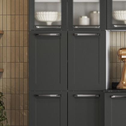 Imagem de Paneleiro Duplo em Aço 6 Portas 2 Portas em Vidro Itatiaia