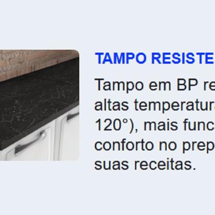 Imagem de Paneleiro Duplo em Aço 80cm 4 Portas Nicho para Forno New Premium Itatiaia