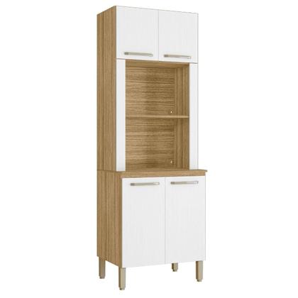 Imagem de Paneleiro Duplo Forno sem gaveteiro Ametista Freijó Supremo