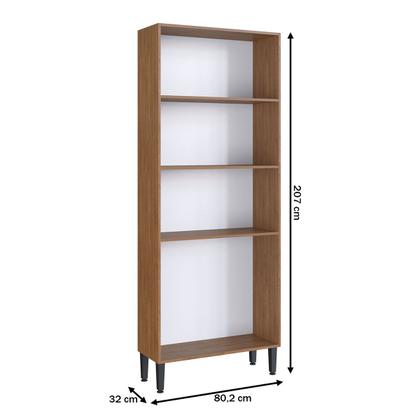 Imagem de Paneleiro Duplo Giovanna 4 Portas Freijó/Cinza - Irm Móveis