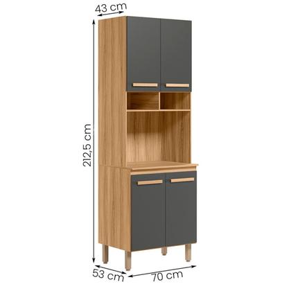 Imagem de Paneleiro Duplo Intenza Com 4 portas