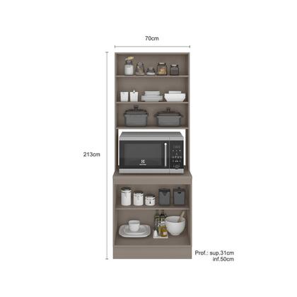 Imagem de Paneleiro Duplo Olivia 1 Nicho 4 Portas