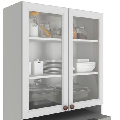 Imagem de Paneleiro Duplo Olivia 1 Nicho 4 Portas