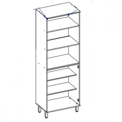 Imagem de Paneleiro Duplo Para 2 Fornos 3 Portas 70cm Luciane Isis