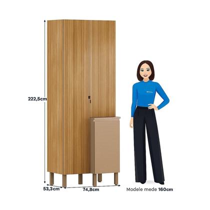 Imagem de Paneleiro Duplo para Cozinha 3 Portas Art