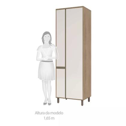 Imagem de Paneleiro Especial 70 cm 3 Portas de abrir 3 Prateleira com Despenseiro Mel Luciane Móveis
