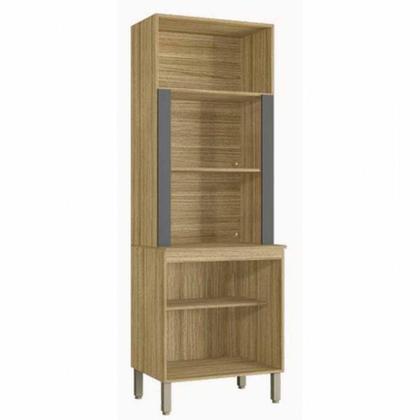 Imagem de Paneleiro Kits Paraná Ametista Duplo 4 Ptas S/Gavetas Freijo