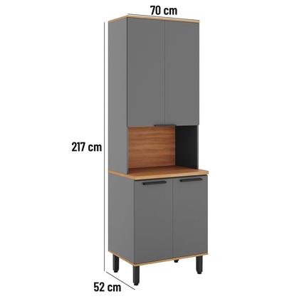 Imagem de Paneleiro para Cozinha 4 Portas Castanha