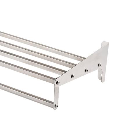 Imagem de Paneleiro Prateleira De Cozinha Parede 60cm Em Aço Inox