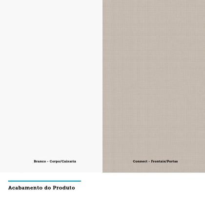 Imagem de Paneleiro Simples 40cm 2 Portas Pérola Luciane Móveis