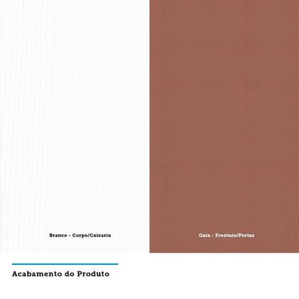 Imagem de Paneleiro Simples 40cm 2 Portas Pérola Luciane Móveis