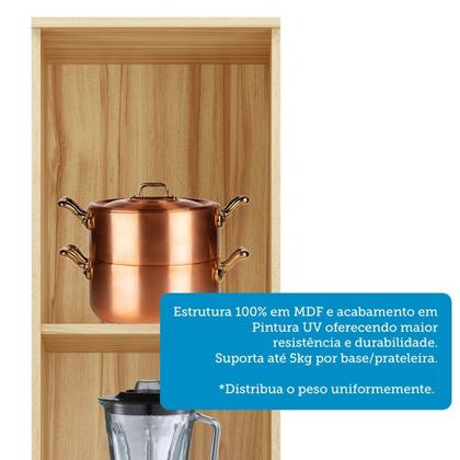 Imagem de Paneleiro Simples com 2 Portas 100% MDF Itália Espresso Móveis