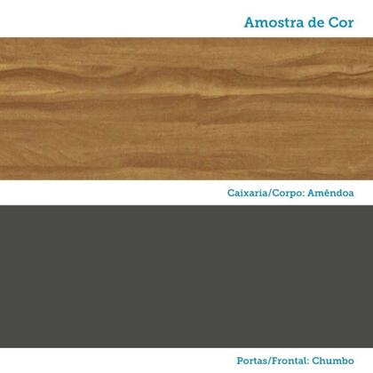 Imagem de Paneleiro Simples com 2 Portas 100% MDF Itália Espresso Móveis