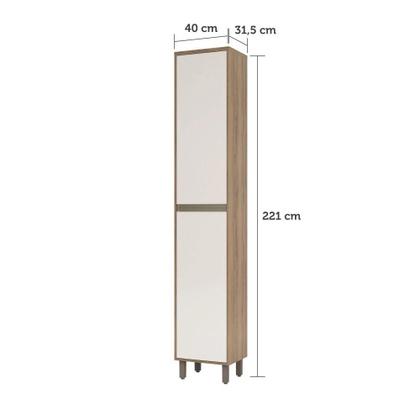 Imagem de Paneleiro Simples Mel 40 cm 2 Portas Luciane Móveis