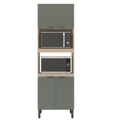 Imagem de Paneleiro Torre Quente 2 Nichos 4 Portas Firenze Demóbile