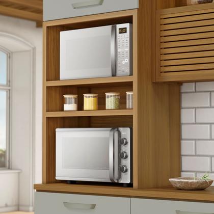 Imagem de Paneleiro Torre Quente 2 Portas 1 Gaveta Princesa 100% Mdf