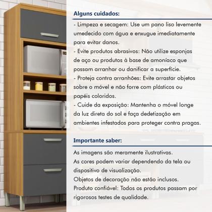 Imagem de Paneleiro Torre Quente 2 Portas 1 Gaveta Princesa