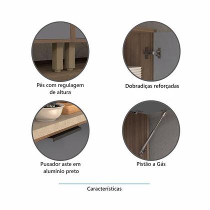 Imagem de Paneleiro Torre Quente 70cm, 3 Portas, Forno Micro-ondas