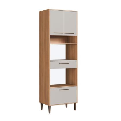 Imagem de Paneleiro Torre Quente 70cm para Forno e Micro-ondas 3 Portas 1 Gaveta Jade