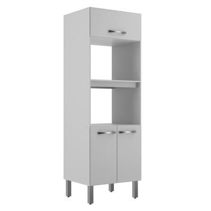 Imagem de Paneleiro Torre Quente Forno e Microondas Branco