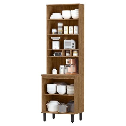 Imagem de Paneleiro Toscana 100% Mdf 4 Portas Freijó/Jade - Mx Móveis