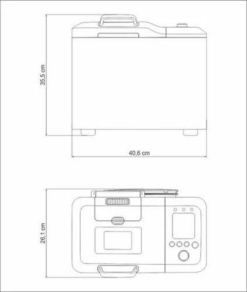 Imagem de Panificadora by breville express em inox com timer 127v