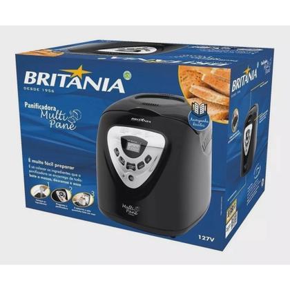Imagem de Panificadora Preta Britânia Multipane 12 Programações 550w 220v
