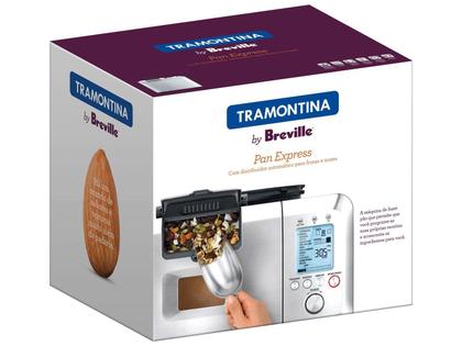 Imagem de Panificadora tramontina by breville pan express em aço inox com timer 127v 69030011